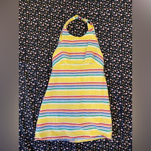 Dresses & Skirts - Yellow Rainbow Mini Dress